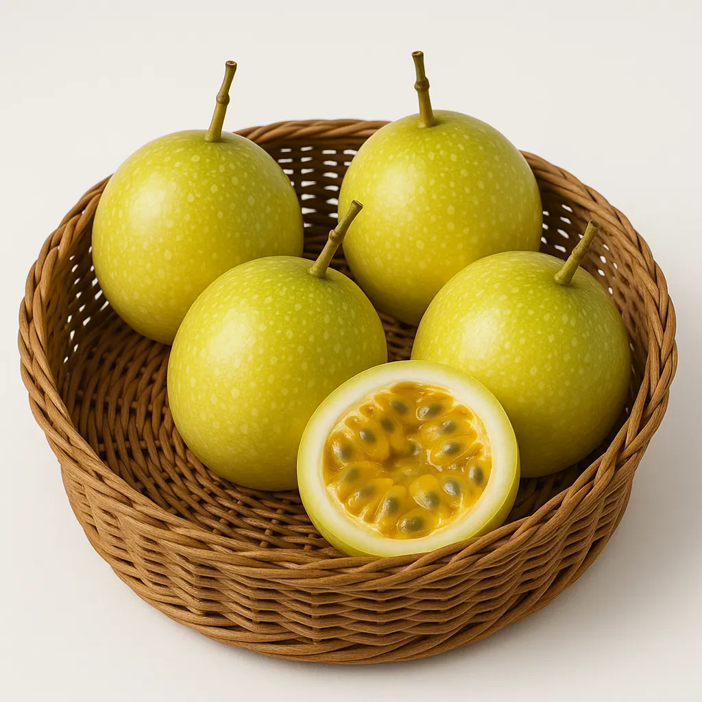 Fresh purple passion fruit ready for export