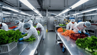 Animated illustration representing distribution logistics